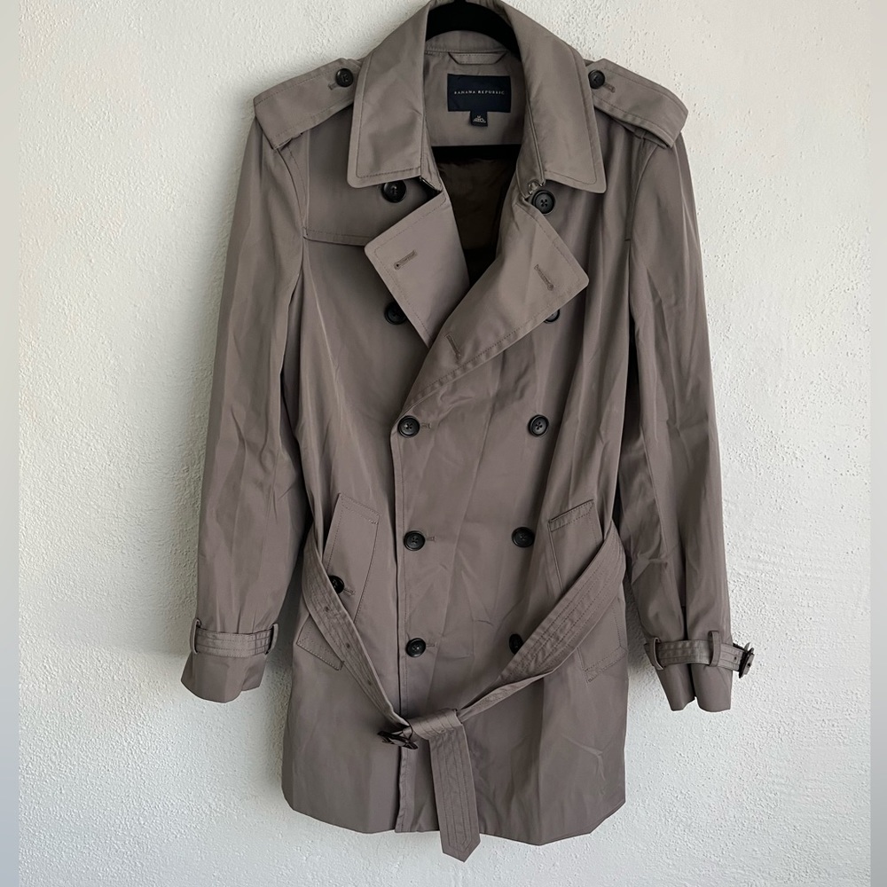 Banana Republic Taupe Trench Coat